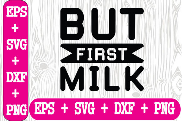 But First, Milk Graphics for Crafts