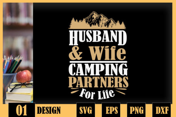 Camping Camper Graphics for Crafts