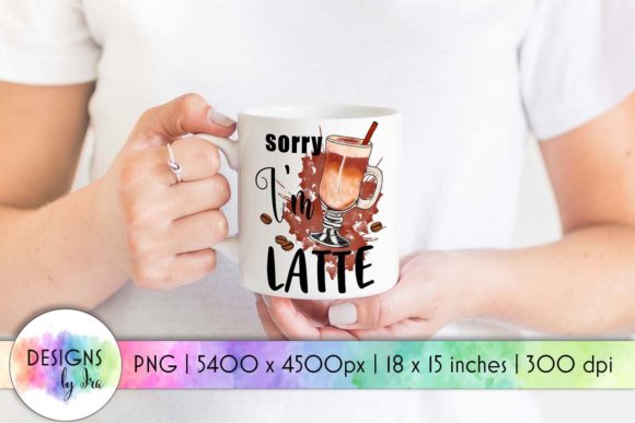 Coffee Watercolor PNG Graphics for Crafts
