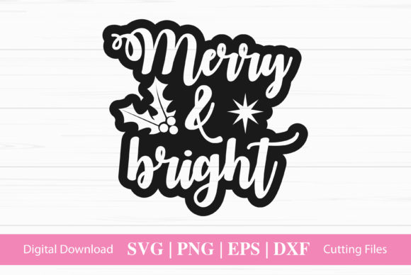 Merry and Bright Funny Christmas Graphics