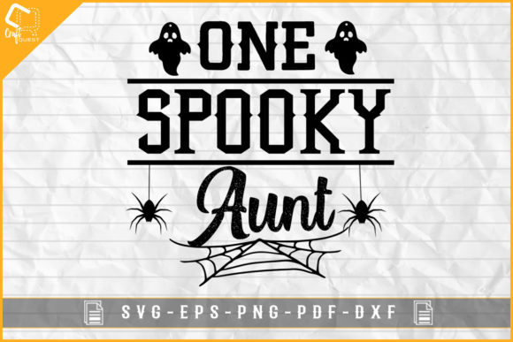 One Spooky Aunt Design: A Graphic Asset for Festive Branding
