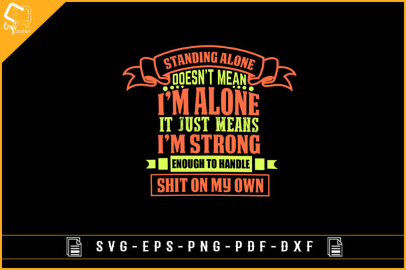 Standing Alone Graphics for Crafts