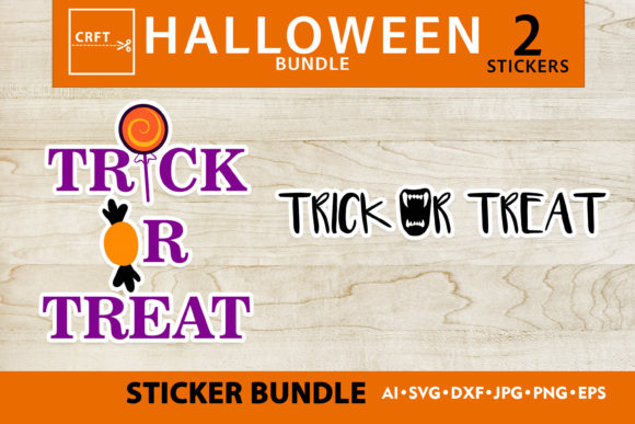 Trick or Treat Graphics for Crafts