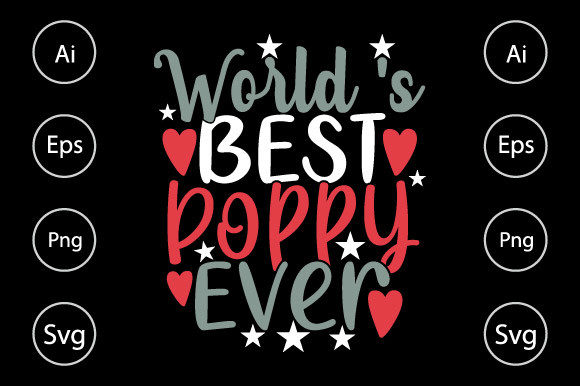 World’s Best Poppy Ever Graphics for Crafts