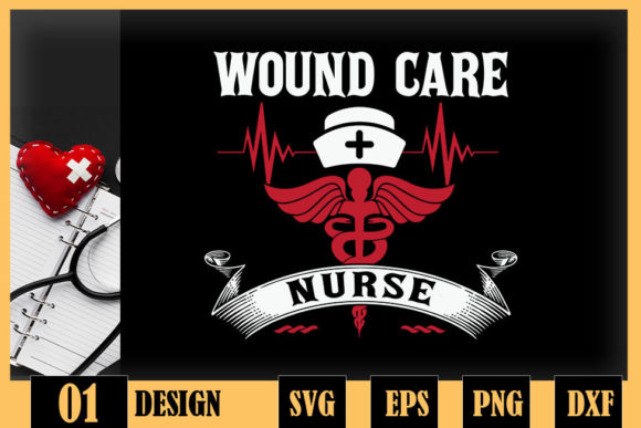 Wound Care Nursing Graphics for Crafts